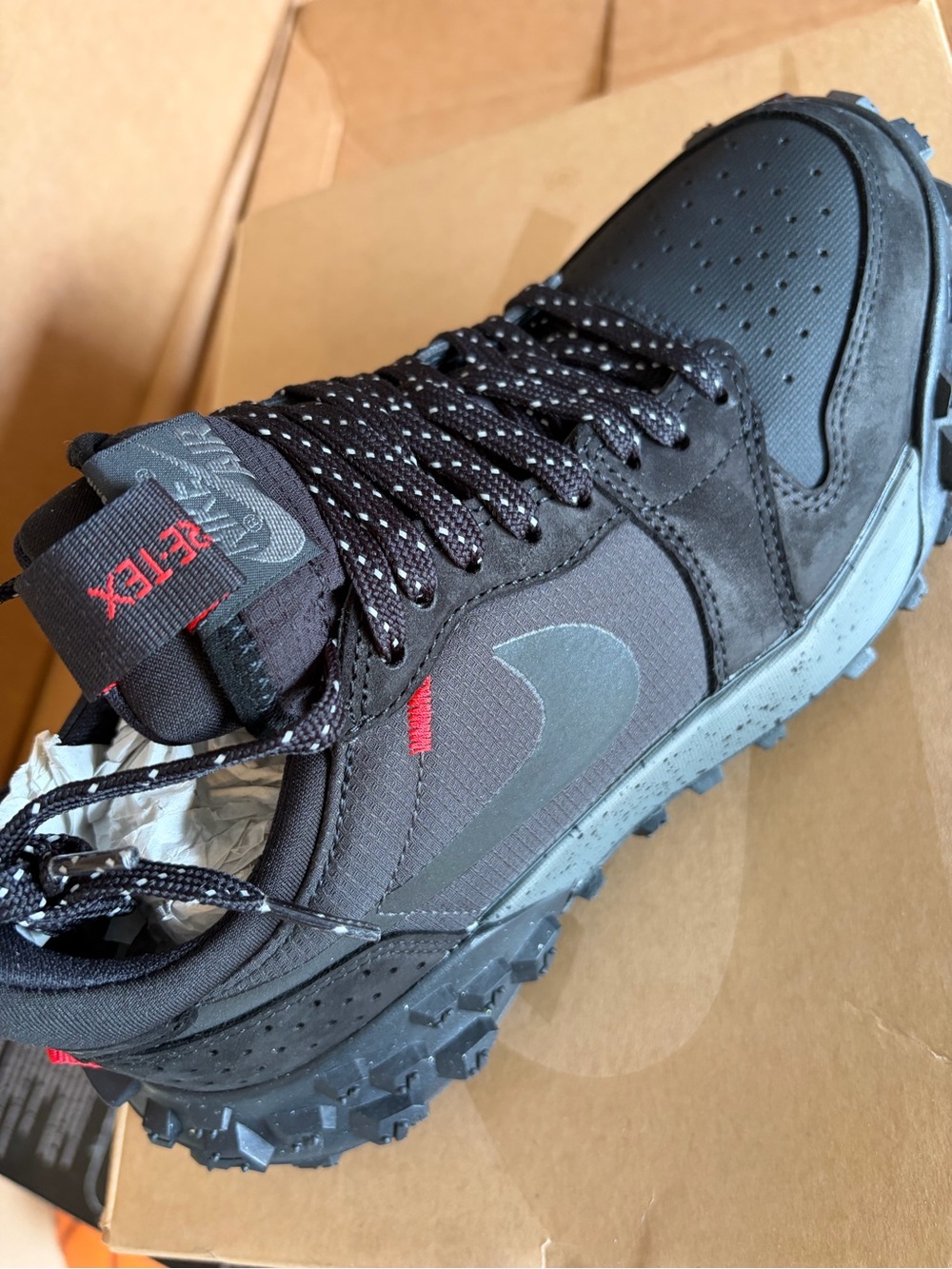 Jordan Men’s Black and Red Element Low A/T